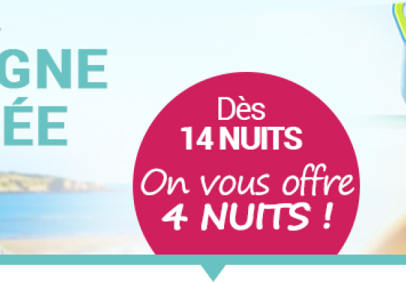 Profitieren Sie von 4 geschenkten Nächten in der Bretagne und in der Vendée! 
