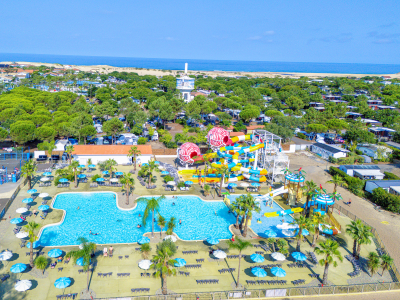 Parc aquatique du Camping Les Cigales à Moliets