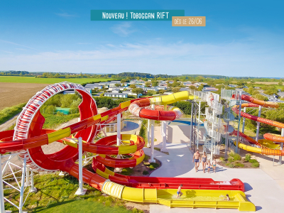 Nouveau toboggan RIFT Michelière vue aerienne